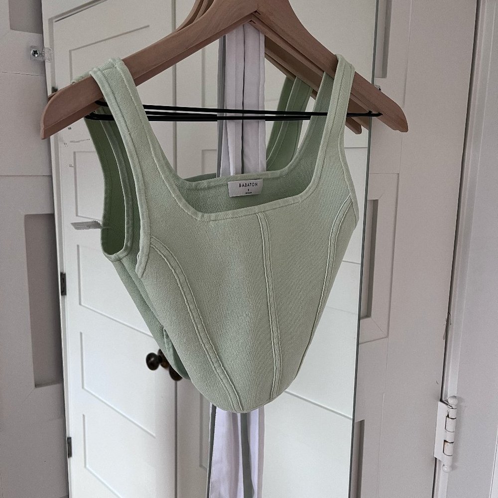 Aritzia Sculpt Knit Bustier Tank by Babaton